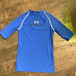 Boys Under Armour Heat Gear football shirt